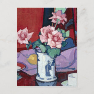 Samuel John Peploe Roses, Chinese Vase Briefkaart