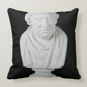 Samuel Johnson (1709-84) 1777 (gips) Kussen