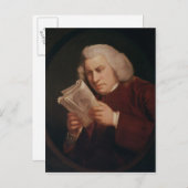 Samuel Johnson 1775 Briefkaart (Voorkant / Achterkant)