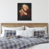 Samuel Johnson 1775 Canvas Afdruk (Insitu (Slaapkamer))