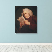 Samuel Johnson 1775 Canvas Afdruk (Insitu (Houten vloer))