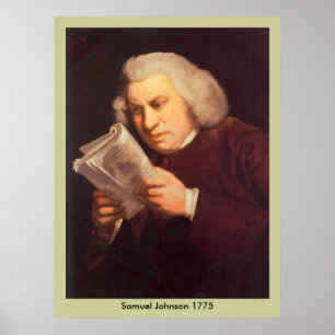 Samuel Johnson - Lezen Poster