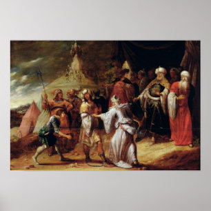 Samuel Killing Agag, koning van de Amalekites Poster