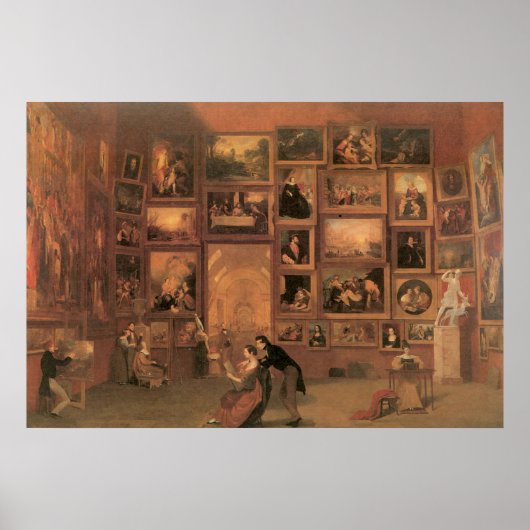 Samuel Morse Gallery van het Louvre Poster (Voorkant)
