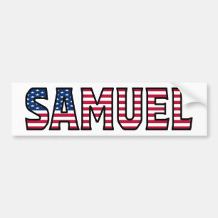 Samuel Nom Vorname USA Aufkleber Sticker Auto