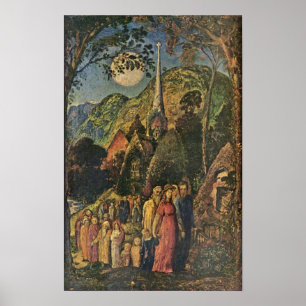 Samuel Palmer - Na de avonddienst Poster