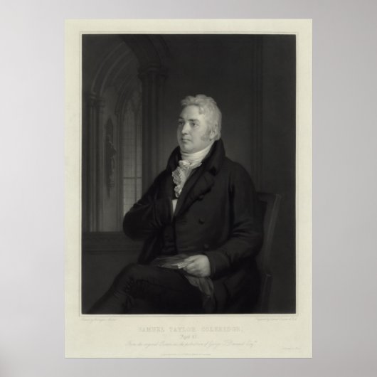 Samuel Taylor Coleridge Poster (Voorkant)
