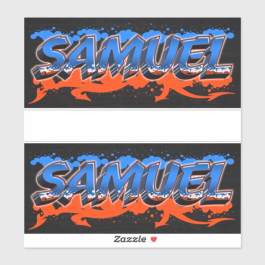 Samuel Vorname Name Graffiti Aufkleber Sticker (Vel)