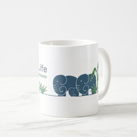 Samui Elephant Haven Mug (Devant droit)