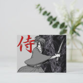 SAMURAI 01a Briefkaart (Staand voorkant)