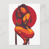 Samurai 11 briefkaart (Voorkant)