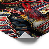 Samurai armor Art Poster Wall Art Kaart afdrukken (Hoek)