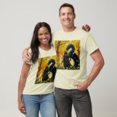 Samurai avec Dragon | T-shirt (Unisexe)