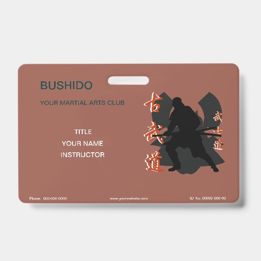 Samurai Badge (Voorzijde)