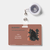 Samurai Badge (Voorzijde met uittrekbare clip)