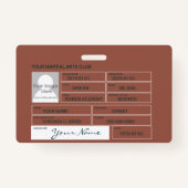 Samurai Badge (Achterkant)