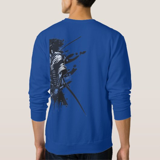 Samurai Basic Sweatshirt – Japanese Kanji 侍 Warrio (Dos)