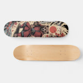 Samurai Bear warrior Skateboard (Horz)