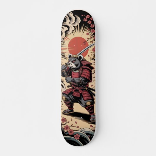 Samurai Beer krijger Skateboard (Voorkant)