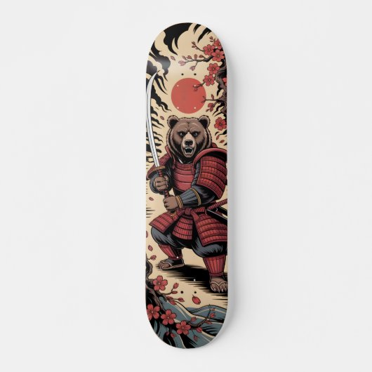 Samurai Beer krijger Skateboard (Voorkant)