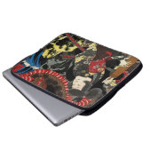 SAMURAI BESTRIJDT GIANT SNAKE TOAD LAPTOP SLEEVE (Voorkant onderkant)