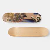 Samurai bestrijdt het bestuur van Tiger Skateboard (Horizontaal)