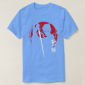 Samurai Blauw Oog Samurai Mizu Master TShirt (Design voorkant)