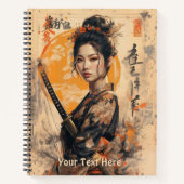 Samurai Bloom : Carnet Spiral (Devant)
