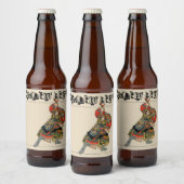 Samurai Brew bier flesetiket Bier Etiket (Flessen)