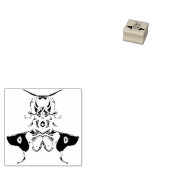 Samurai bug 	rubberstempel (Gestempeld)