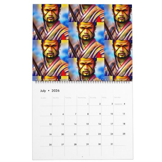 Samurai Bushido Kalender (Jul 2026)
