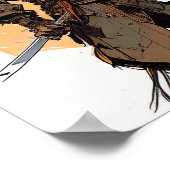 Samurai Cat Poster (Hoek)