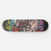 SAMURAI CAT Skateboard Art – Japanese Spirit (Horz)