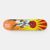 Samurai Chicken Skateboard (Horizontaal)