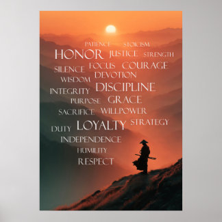 Samurai Code: De Bushido Weg Poster