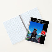 Samurai Compassion Chat Carnet Spiral (Intérieur)