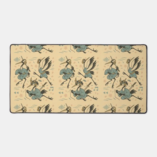 Samurai Crane with Headphones  (Recto)