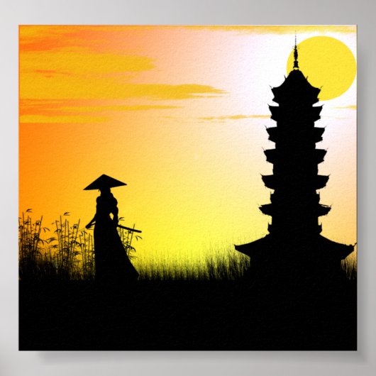 Samurai Dawn Poster (Voorkant)