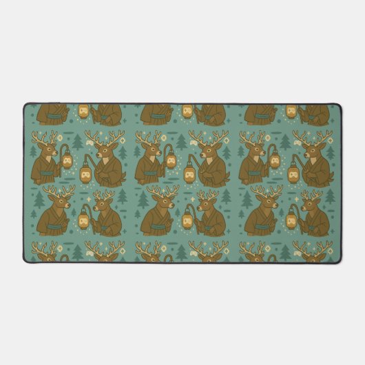 Samurai Deer with Gaming Lantern  (Recto)