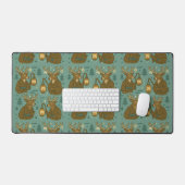 Samurai Deer with Gaming Lantern Bureaumat (Keyboard & Muis)