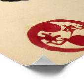 Samurai die pijlen afweren poster (Hoek)