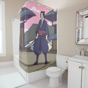 samurai douchegordijn
