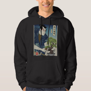 Samurai en Bonsai Tree Ukiyoe Japanse krijger Lo Hoodie