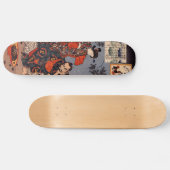 Samurai en Demon Skateboard (Horizontaal)