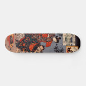 Samurai en Demon Skateboard (Horizontaal)