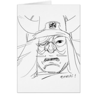 samurai eye briefkaart