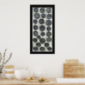 SAMURAI FAMILIE CRESTS POSTER (Keuken)