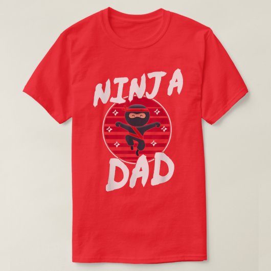 Samurai - Father Ninja Dad T-Shirt Copy Copy Copy (Design devant)