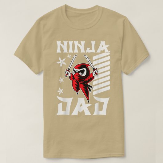 Samurai - Father Ninja Dad T-Shirt Copy Copy Copy  (Design voorkant)