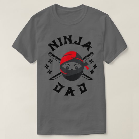 Samurai - Father Ninja Dad T-Shirt Copy Copy Copy  (Design devant)